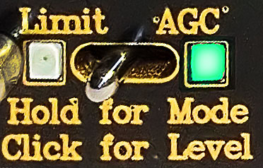Active limiter/AGC switch
